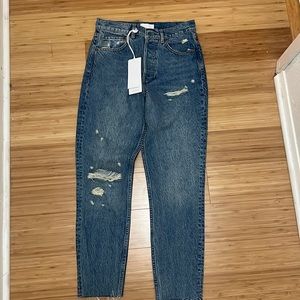 NWT 26 Boyish Billy High-Rise Skinny rigid jeans retails $168 Revolve